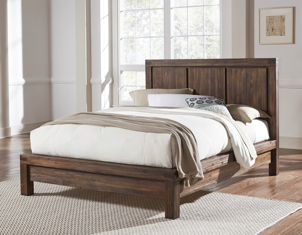 Meadow Brick Brown Platform Bed by Modus Furniture Concepts Furniture