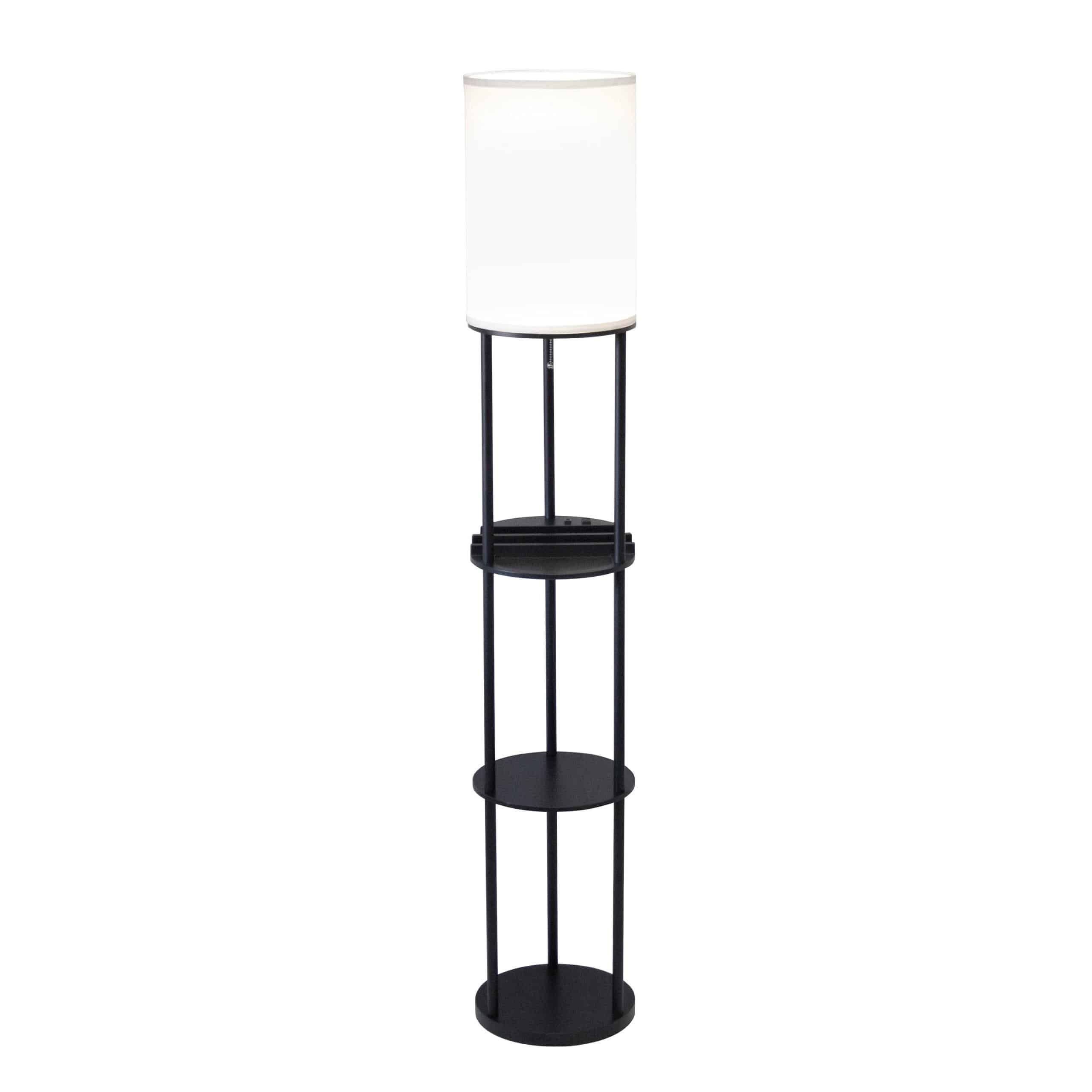 Charging Station Shelf Floor Lamp by Adesso - Concepts Furniture