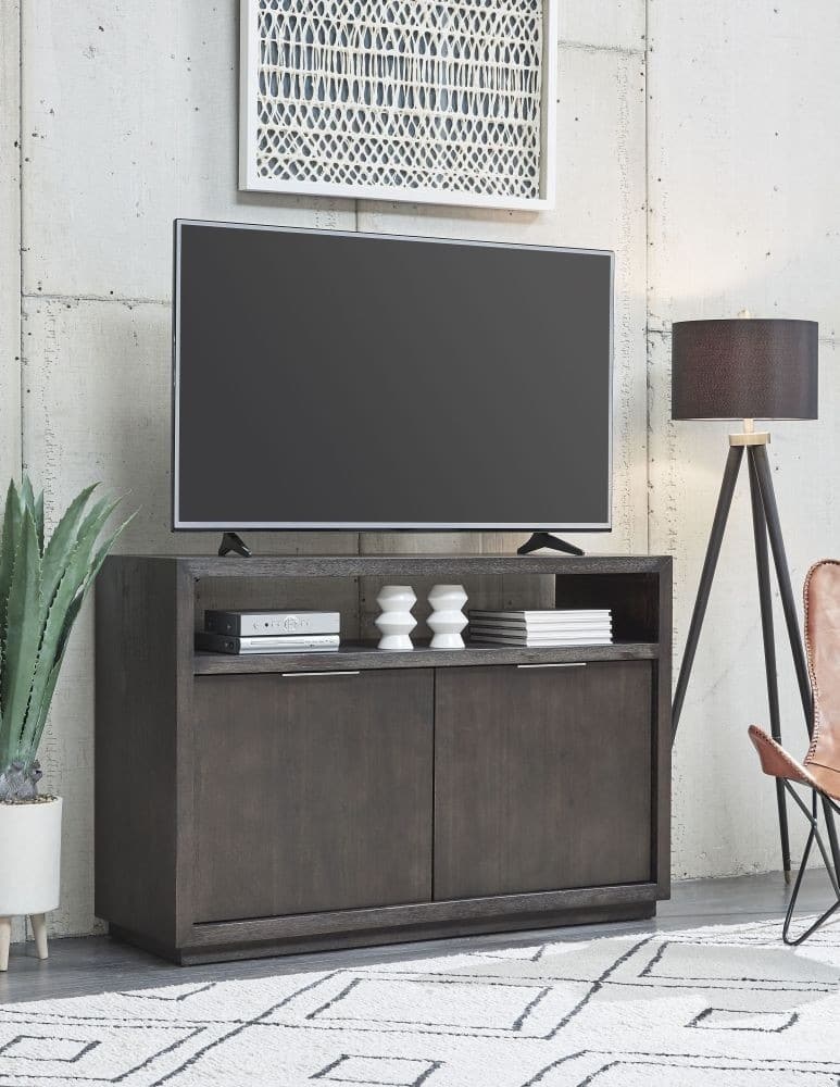 Oxford 54″ Basalt Grey Media Console by Modus Furniture Concepts