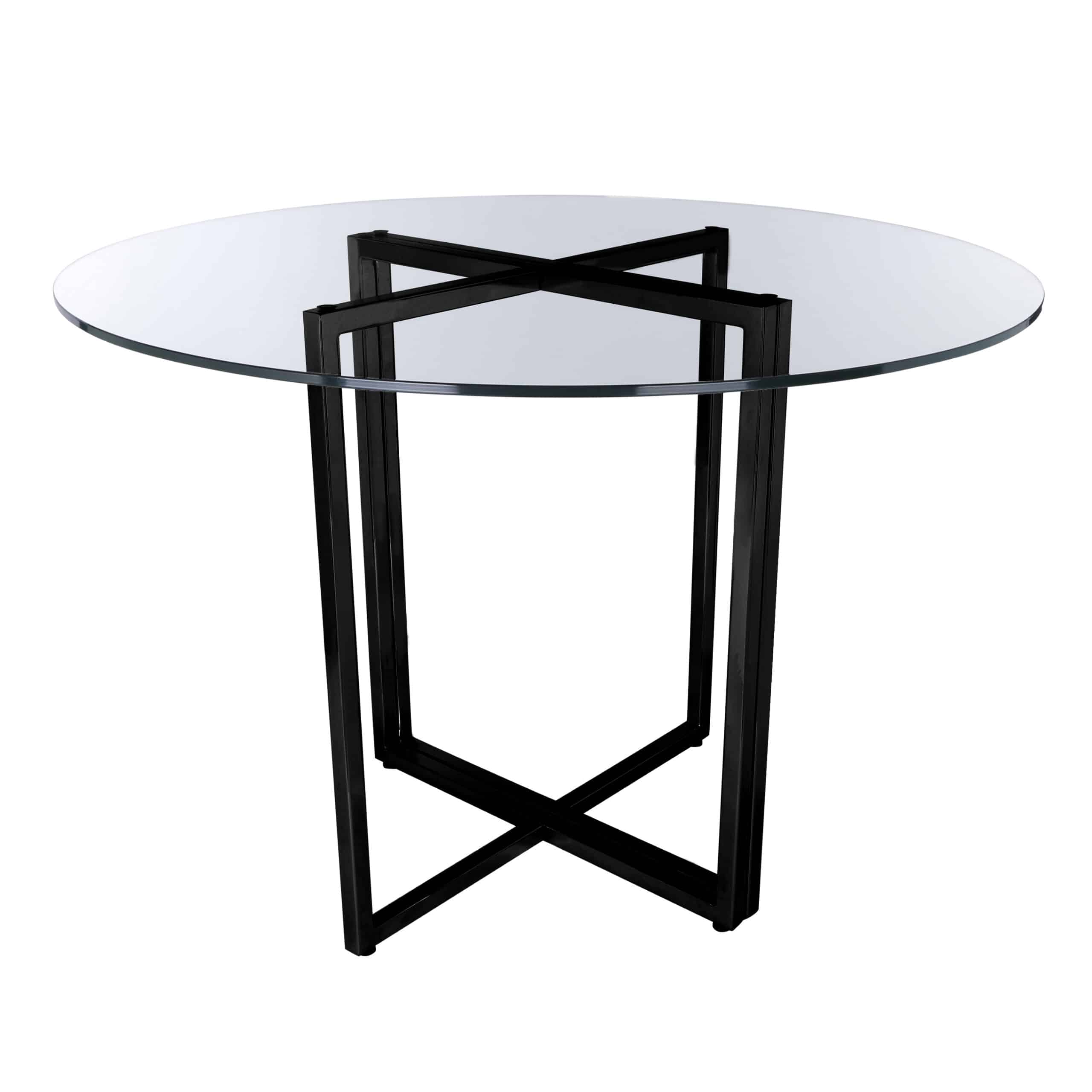 Legend Round Dining Table Black Base by Euro Style Concepts Furniture