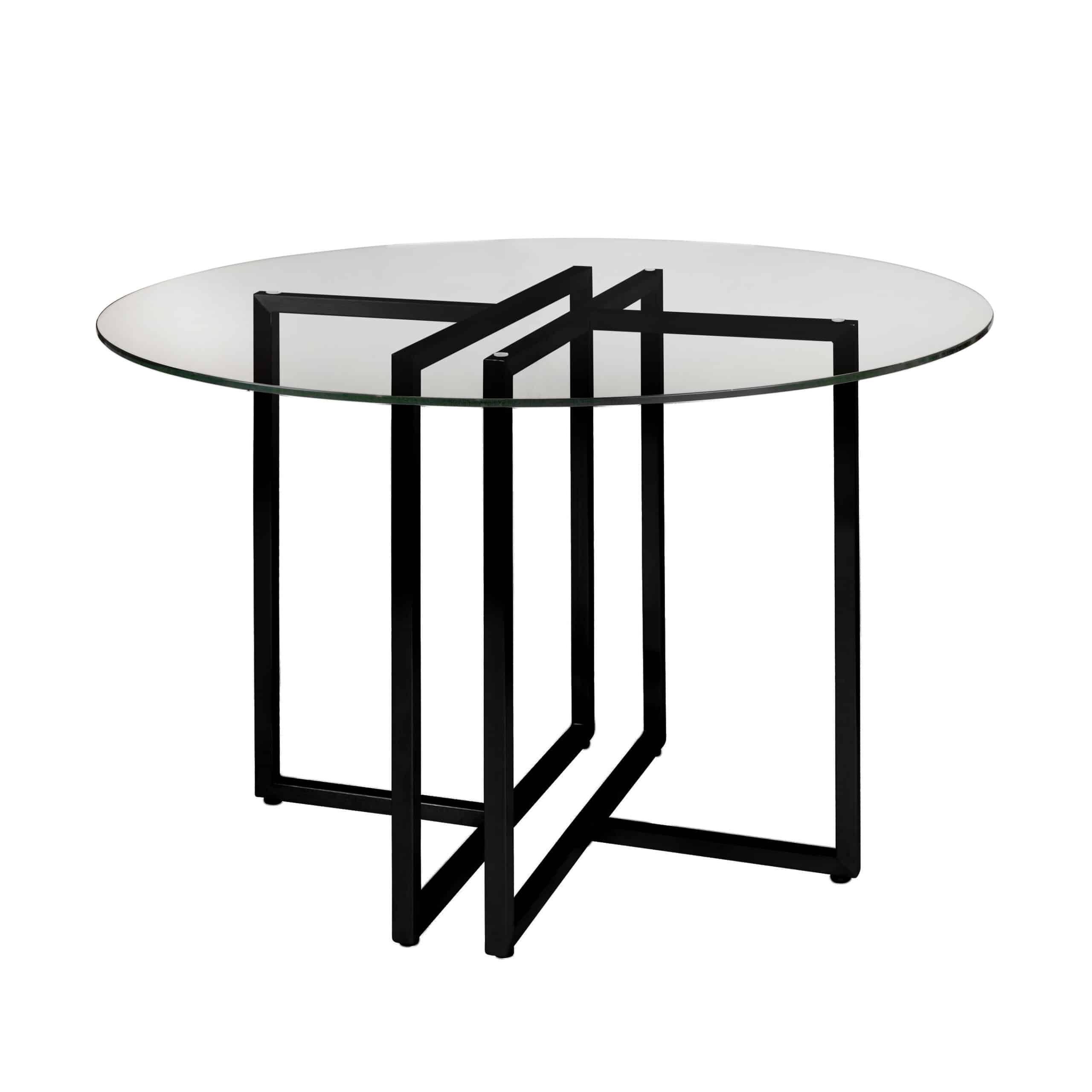Legend Round Dining Table Black Base by Euro Style Concepts Furniture