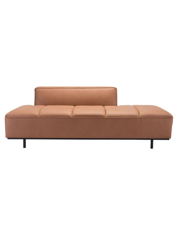 Confection Brown Sofa By Zuo Modern, Zuo Modern Sofa Frame