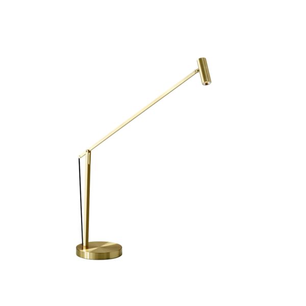 Ads360 Crane Led Brushed Gold Desk Lamp, Brushed Gold Desk Lamps
