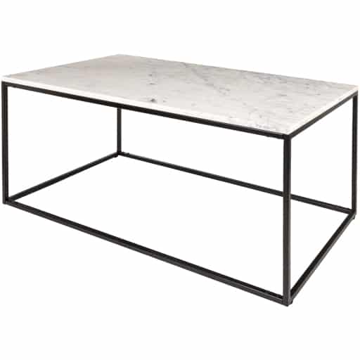 Aryaa Black Rectangle Coffee Table by Surya Concepts Furniture